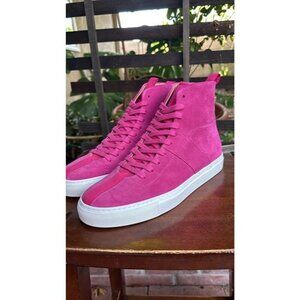 DANIEL PATRICK Size 7 (40) Men's High Top Shoes Designer Magenta Worn Once